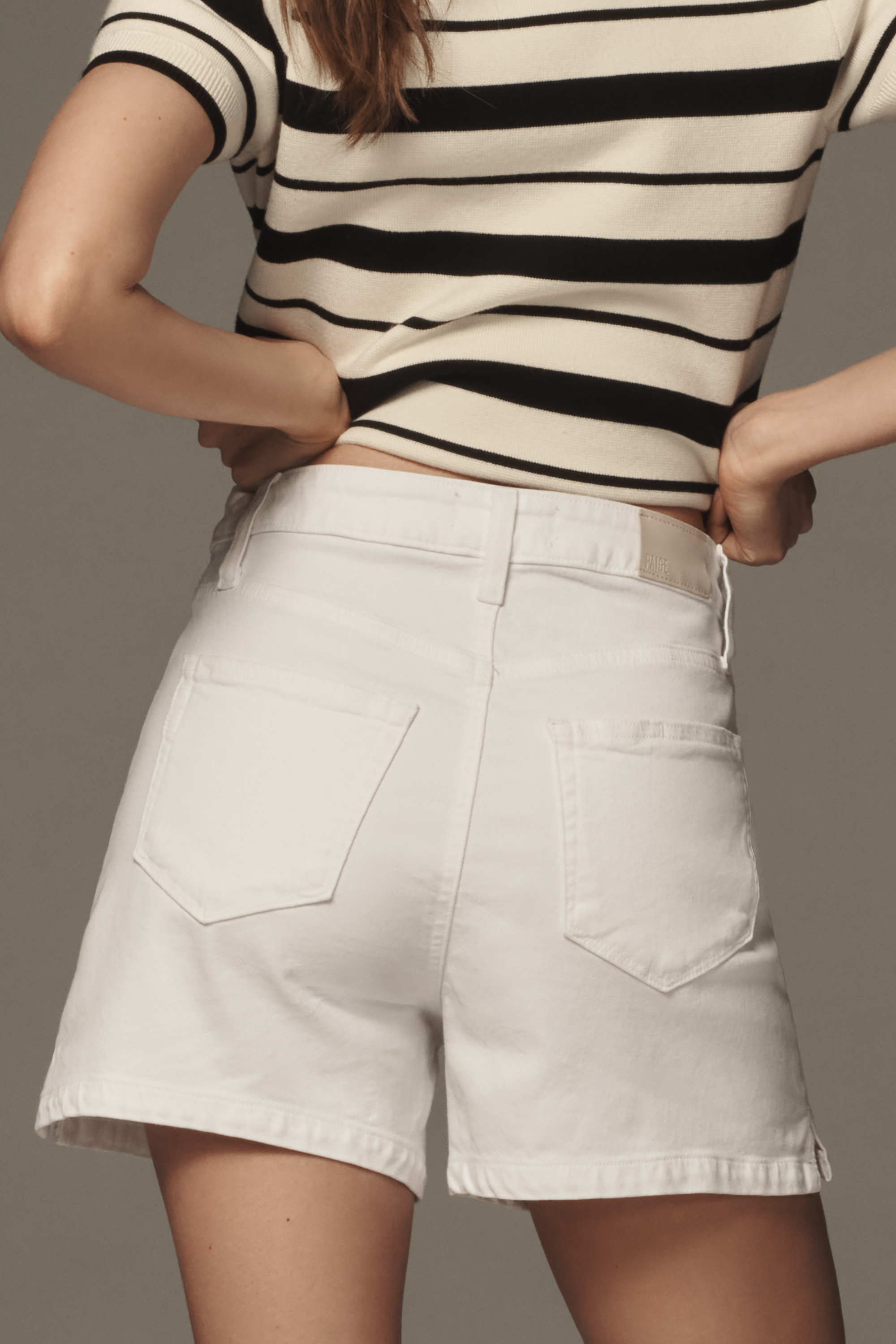 Dani High-Rise Denim Shorts — Image 4