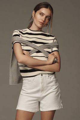 PAIGE Dani High-Rise Denim Shorts