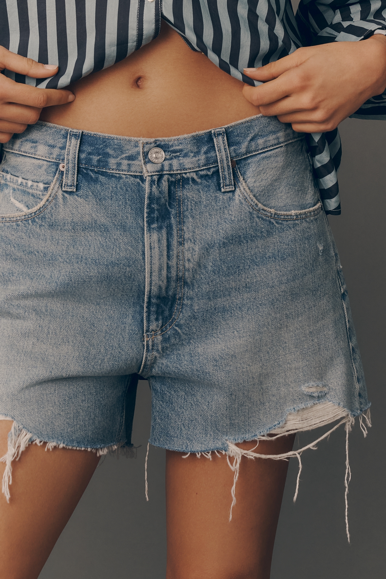 PAIGE Archie Denim Shorts