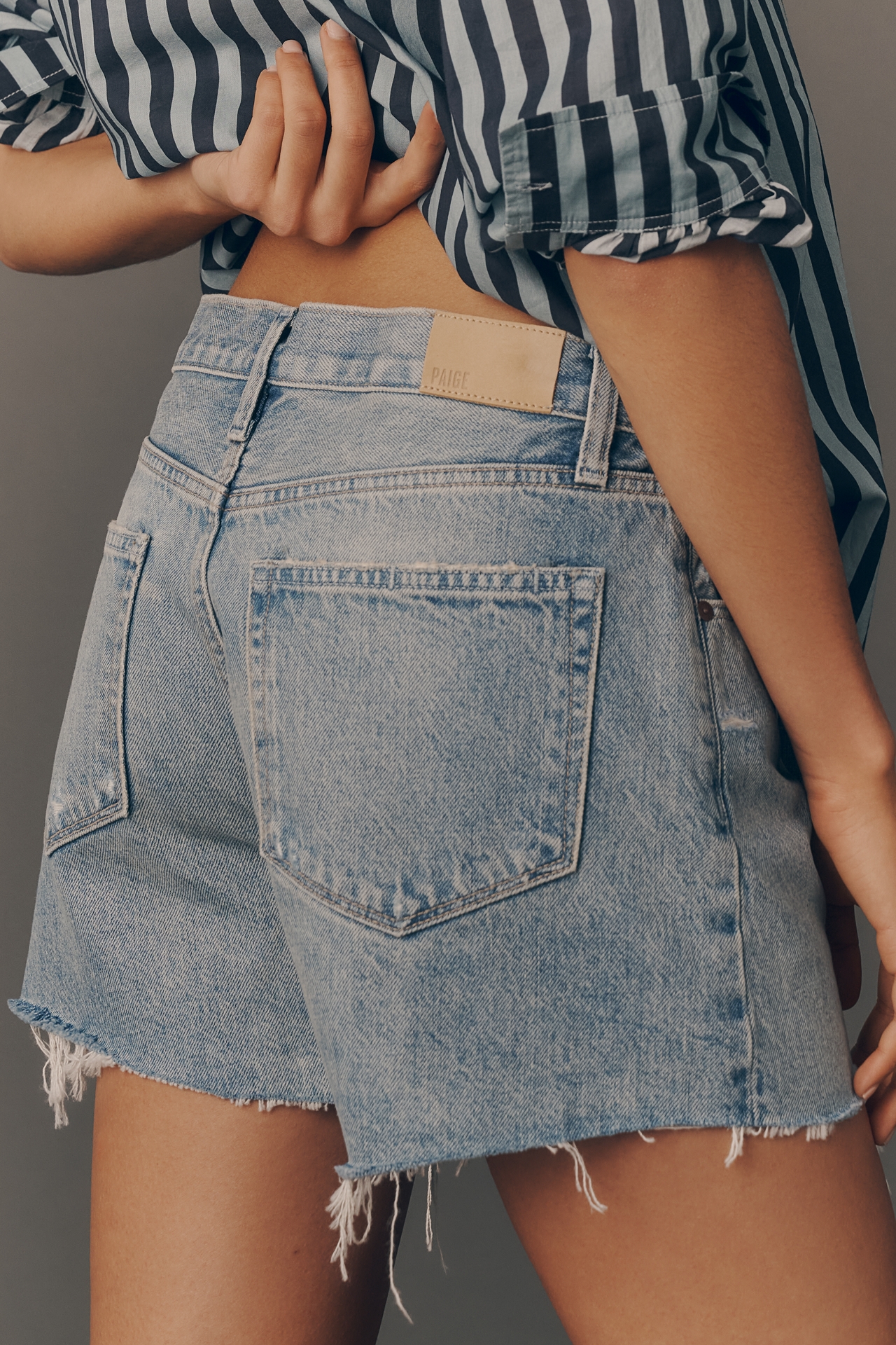 PAIGE Archie Denim Shorts
