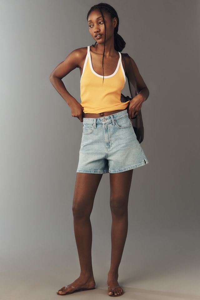 PAIGE Dani Denim Shorts #3