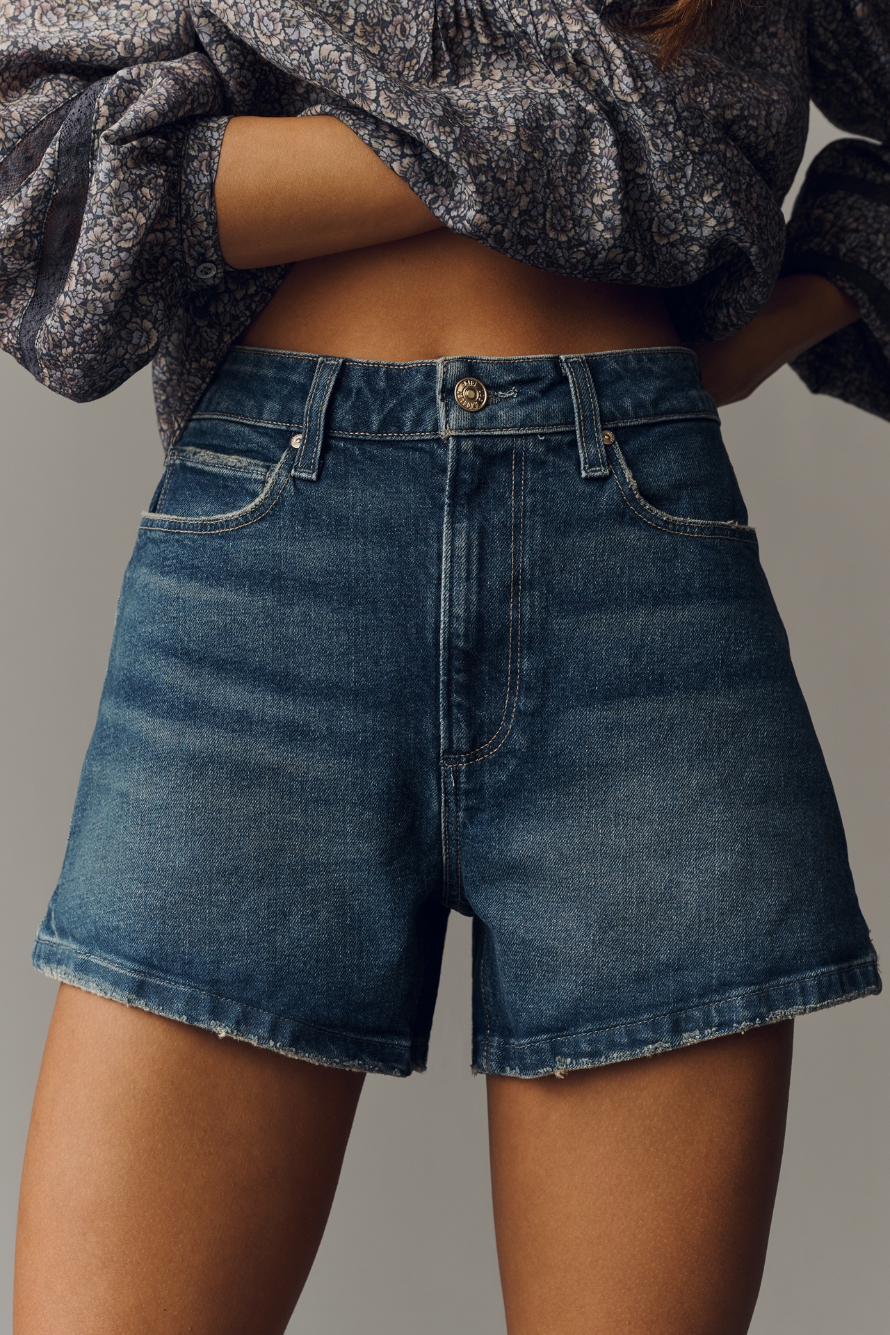 PAIGE Dani Denim Shorts