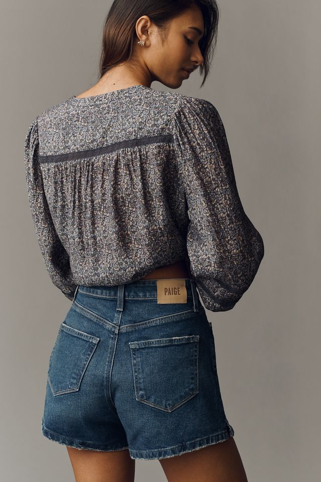 PAIGE Dani Denim Shorts #3