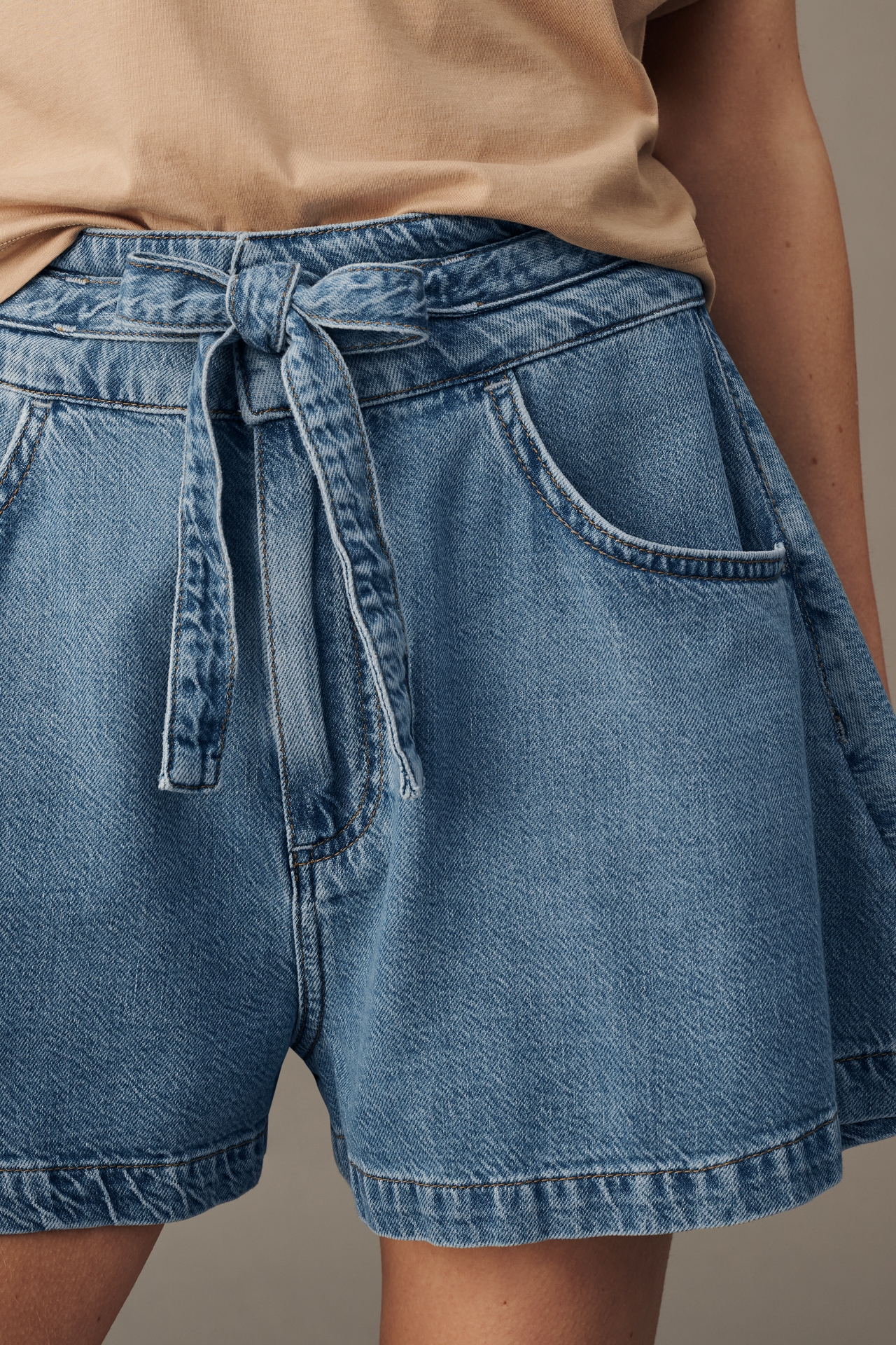 PAIGE Mathilda Denim Shorts