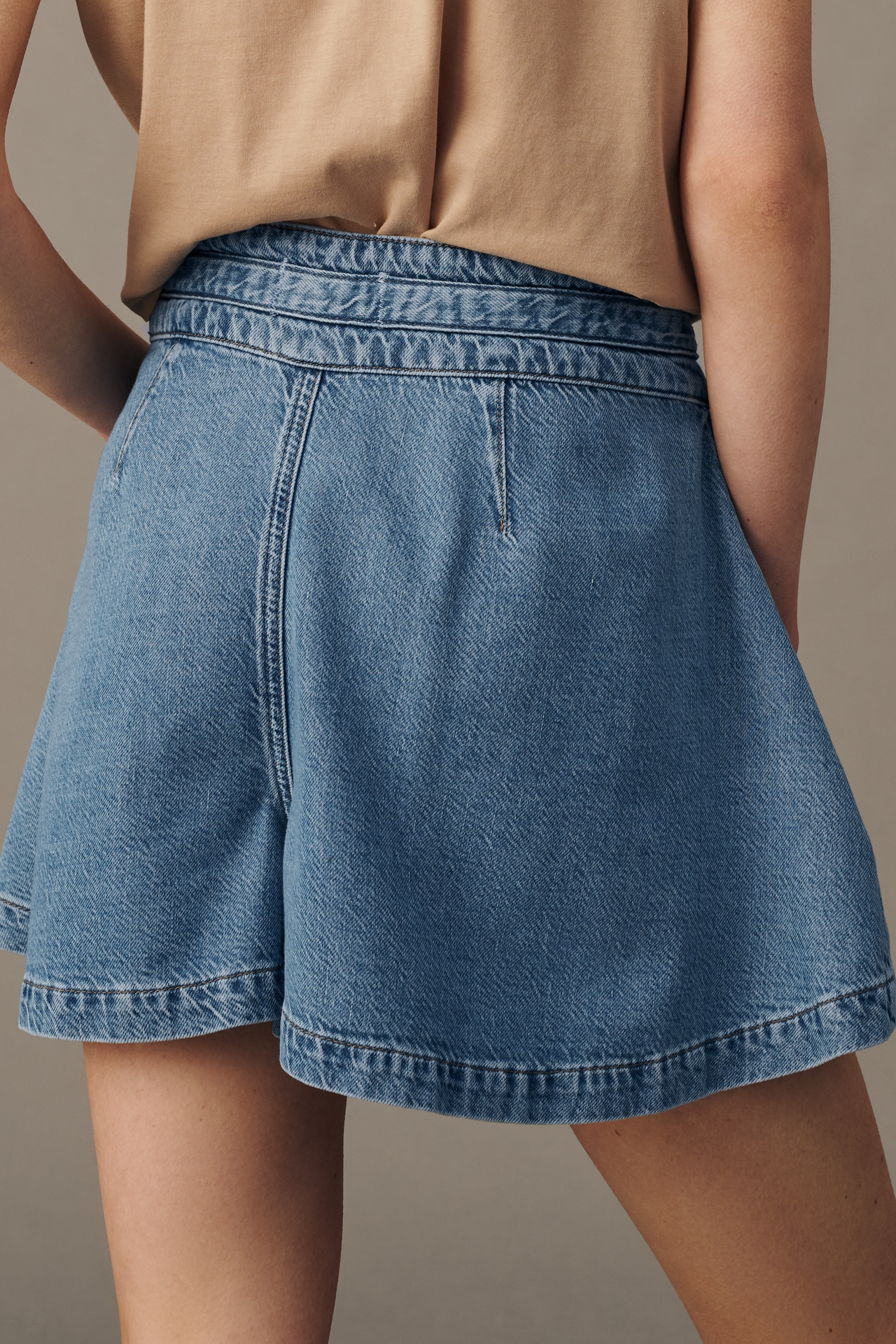 PAIGE Mathilda Denim Shorts