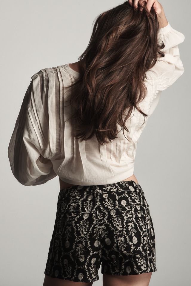 Anna Sui Sleeping Beauty Embroidered Shorts #3