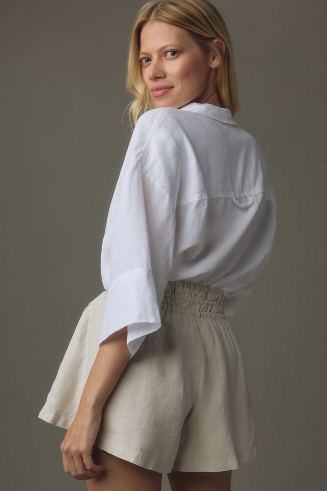 Somerset 100% European Linen Shorts #3