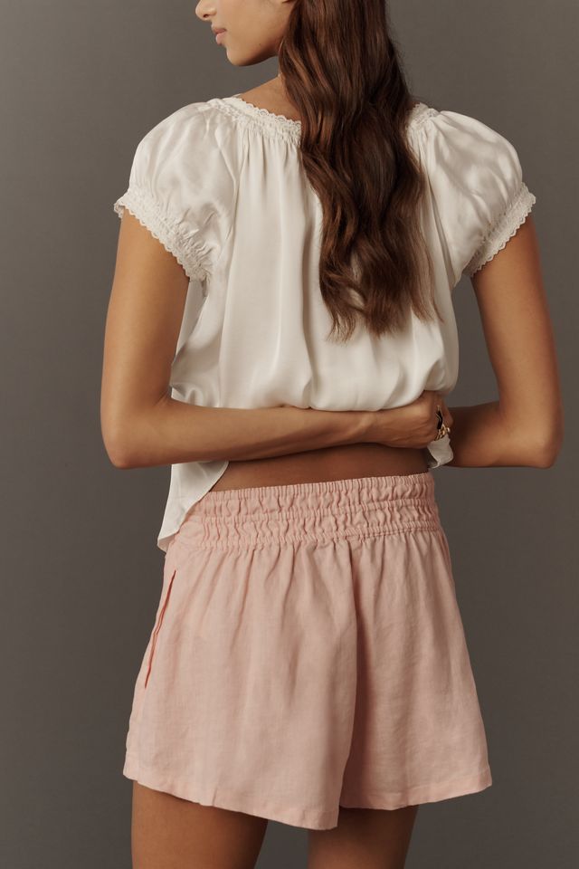 Somerset 100% European Linen Shorts #2