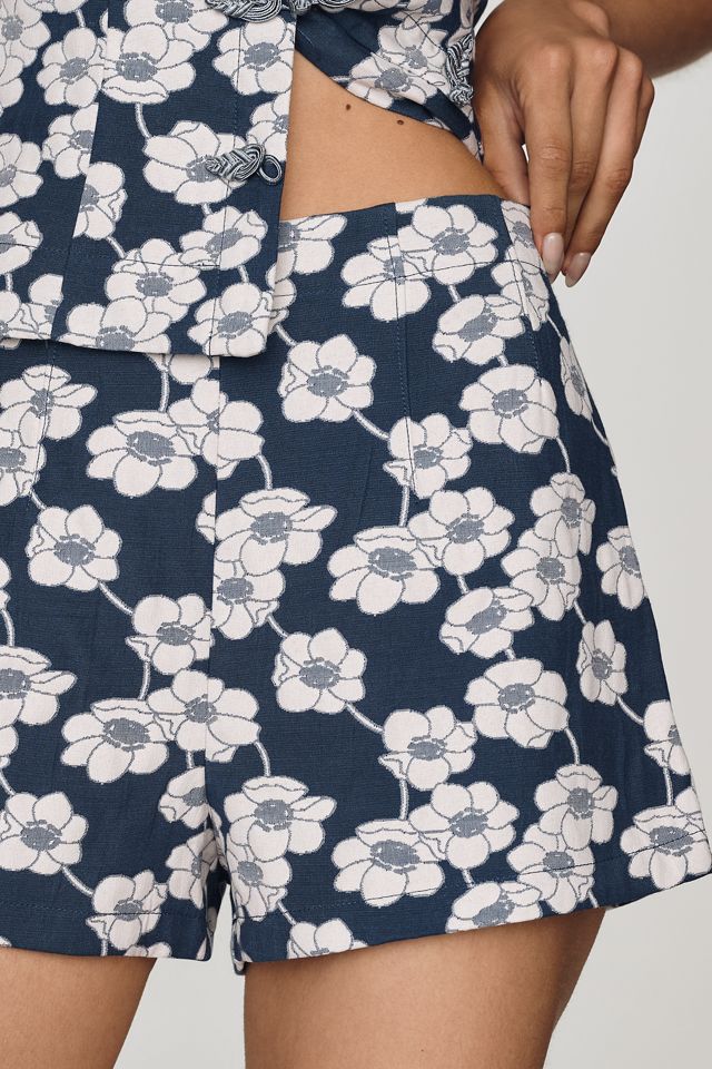 Maeve Mid-Rise Floral Shorts #1