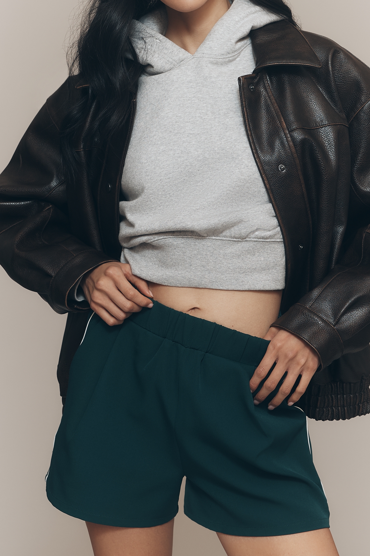 Bishop + Young Ford Drawstring Track Shorts