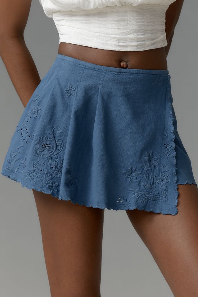 Falda Pantalón Plisada Asimétrica de Anthropologie #2