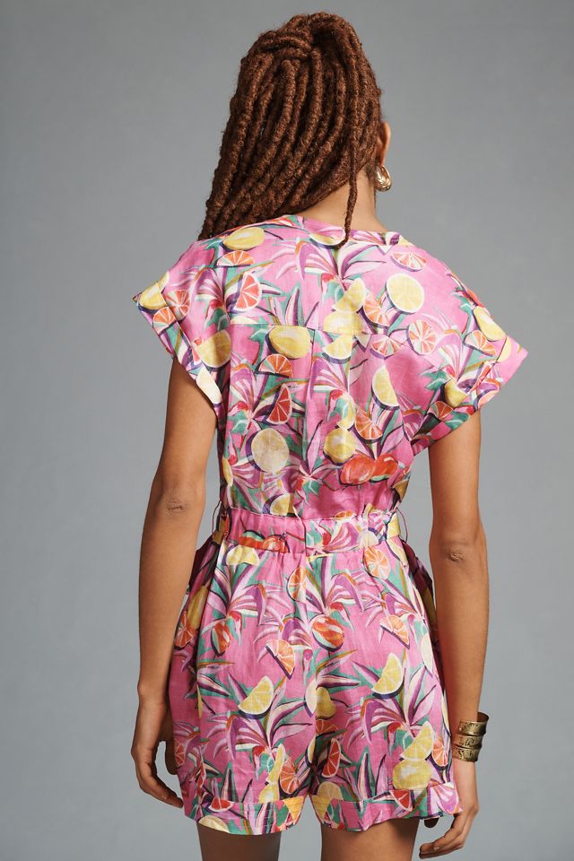 Scotch & Soda Printed Linen Romper #2