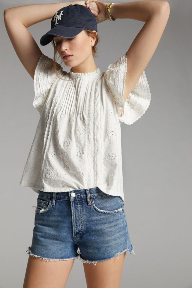 AGOLDE Parker Ultra High-Rise Denim Shorts #1