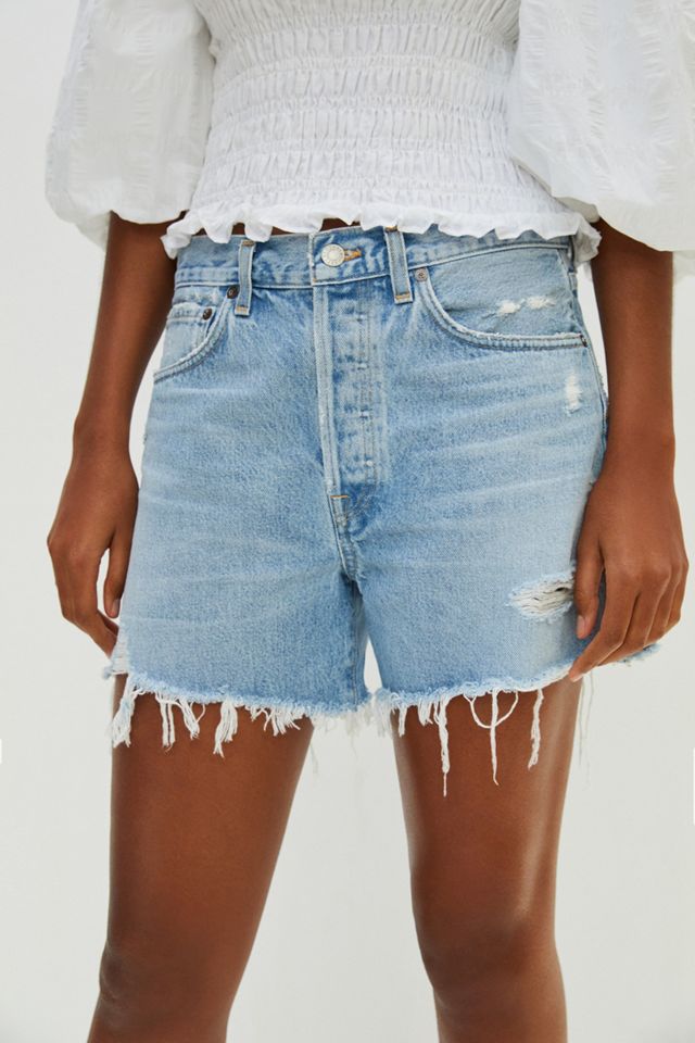AGOLDE Parker Ultra High-Rise Denim Shorts #1