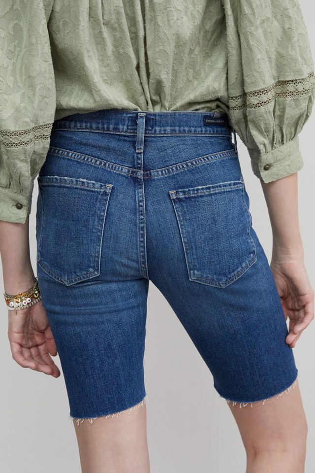 Citizens of Humanity Tamryn Ultra High-Rise Denim Bermuda Shorts #3