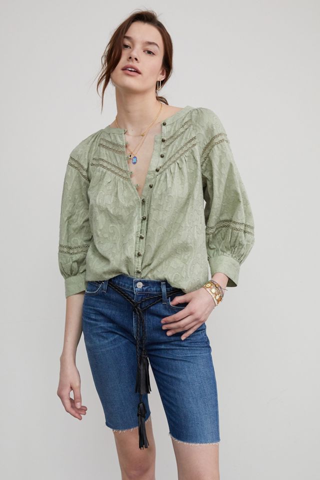Citizens of Humanity Tamryn Ultra High-Rise Denim Bermuda Shorts