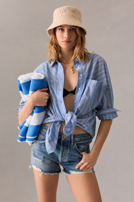 AGOLDE Parker Denim Shorts | Anthropologie