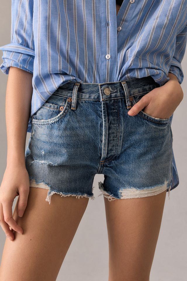 AGOLDE Parker Denim Shorts #1
