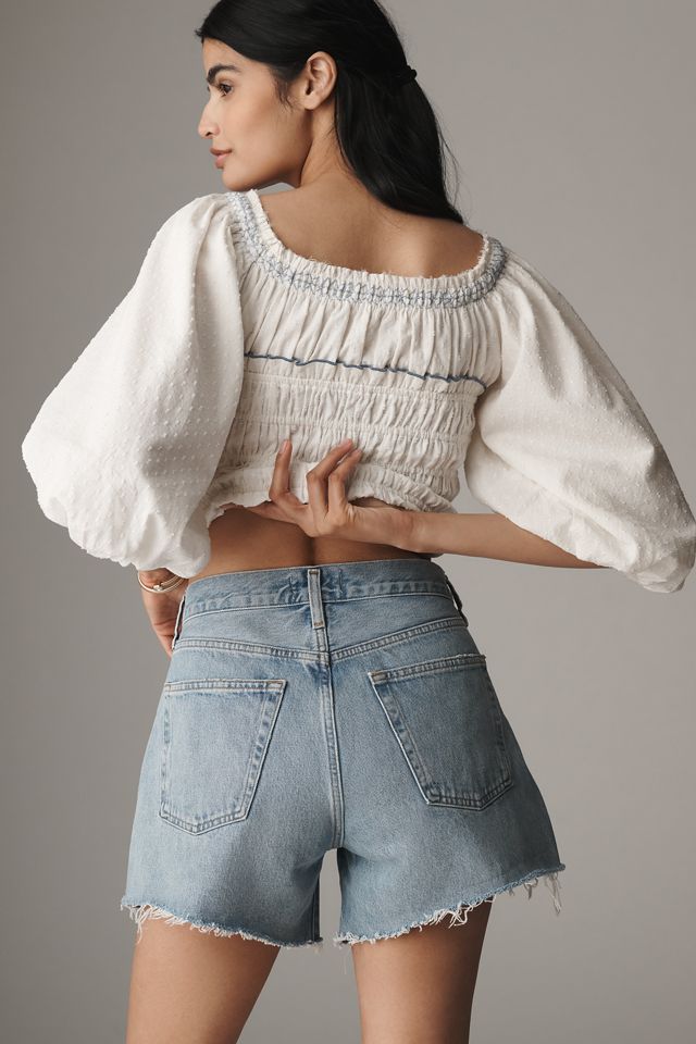 AGOLDE Parker Denim Long Shorts #4