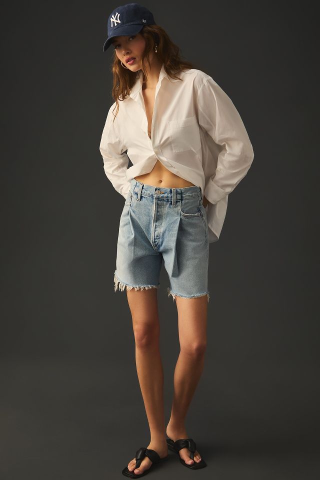 AGOLDE Pleated Shorts