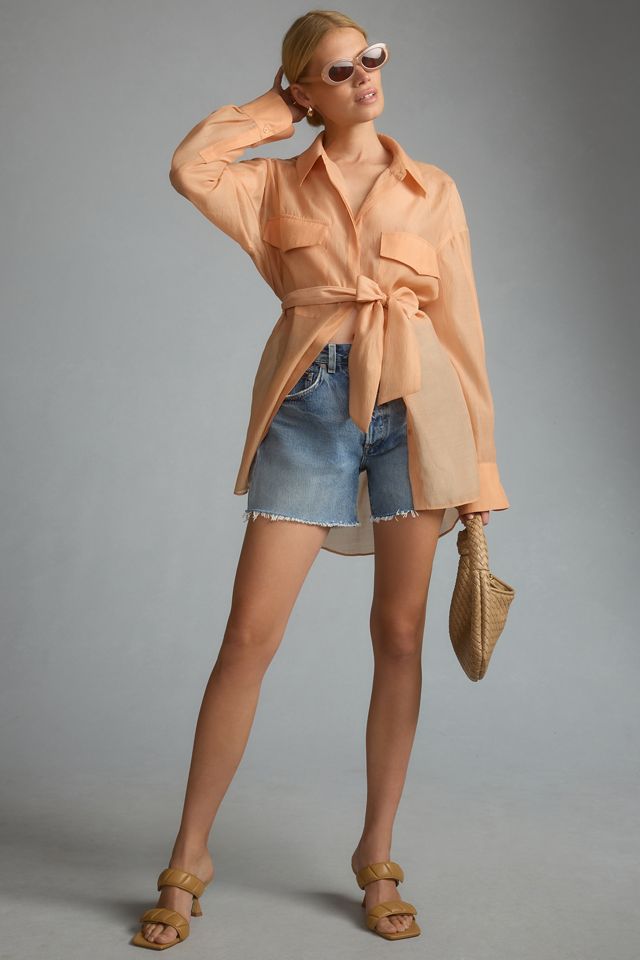 Citizens of Humanity Annabelle Long Denim Shorts