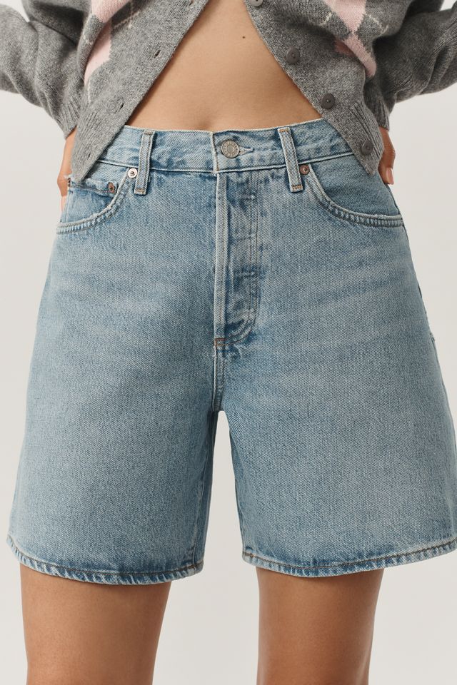 AGOLDE Dame Denim Shorts #1