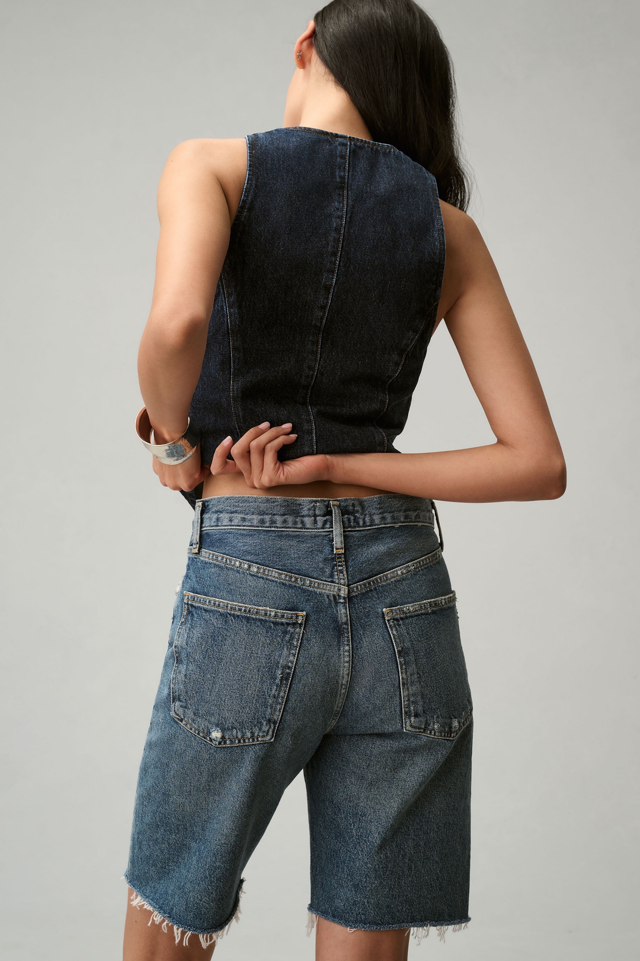 AGOLDE 90s Mid-Rise Loose Denim Shorts