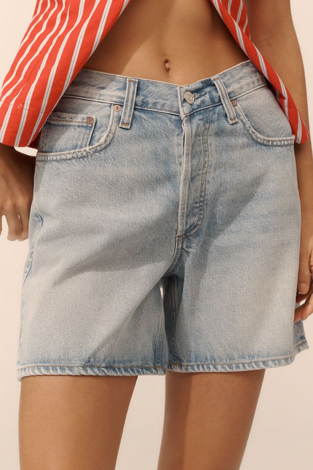 Anthropologie AGOLDE バギーVウエストデニムショートパンツ AGOLDE Baggy V-Waist Denim Shorts | Anthropologie
