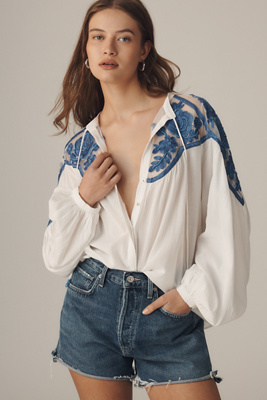Marlow Vintage Mid-Rise Denim Shorts