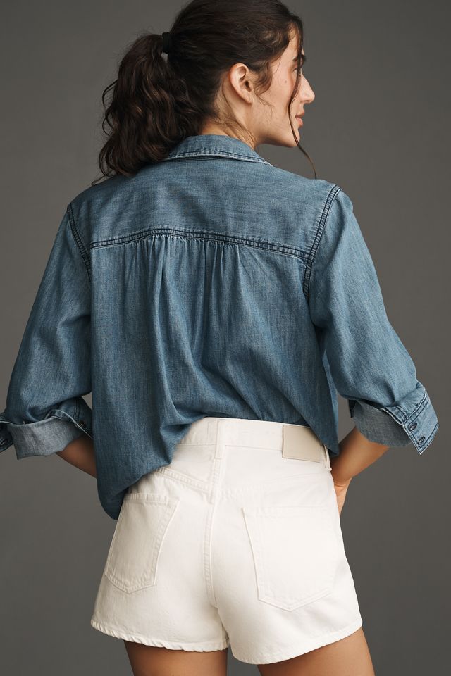 Citizens of Humanity Marlow Vintage Mid-Rise Welt Pocket Denim Shorts #3