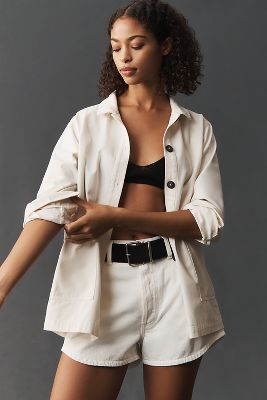 CITIZENS OF HUMANITY ABITA HIGH-RISE DENIM SHORTS 