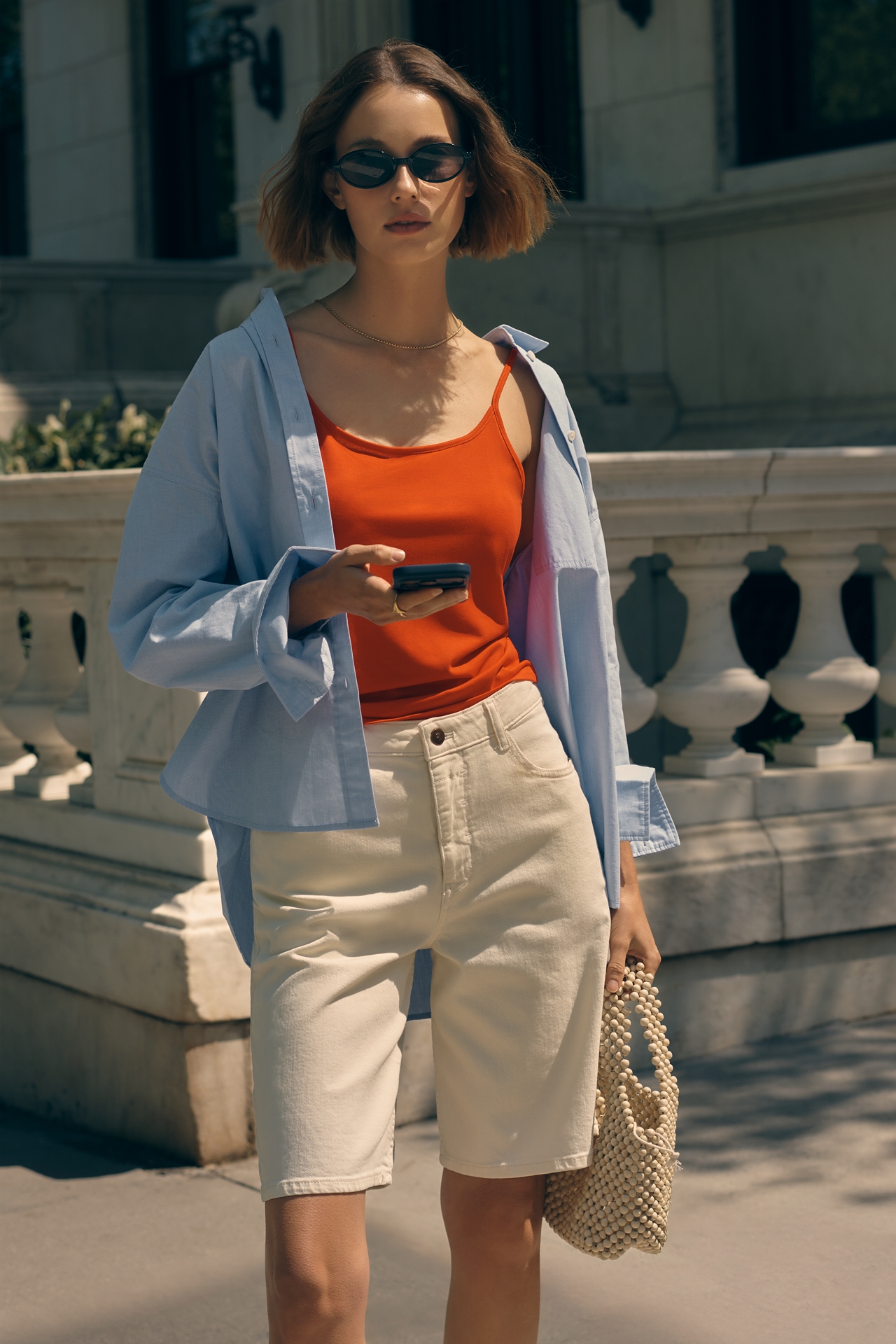 AGOLDE Indra Denim Bermuda Shorts