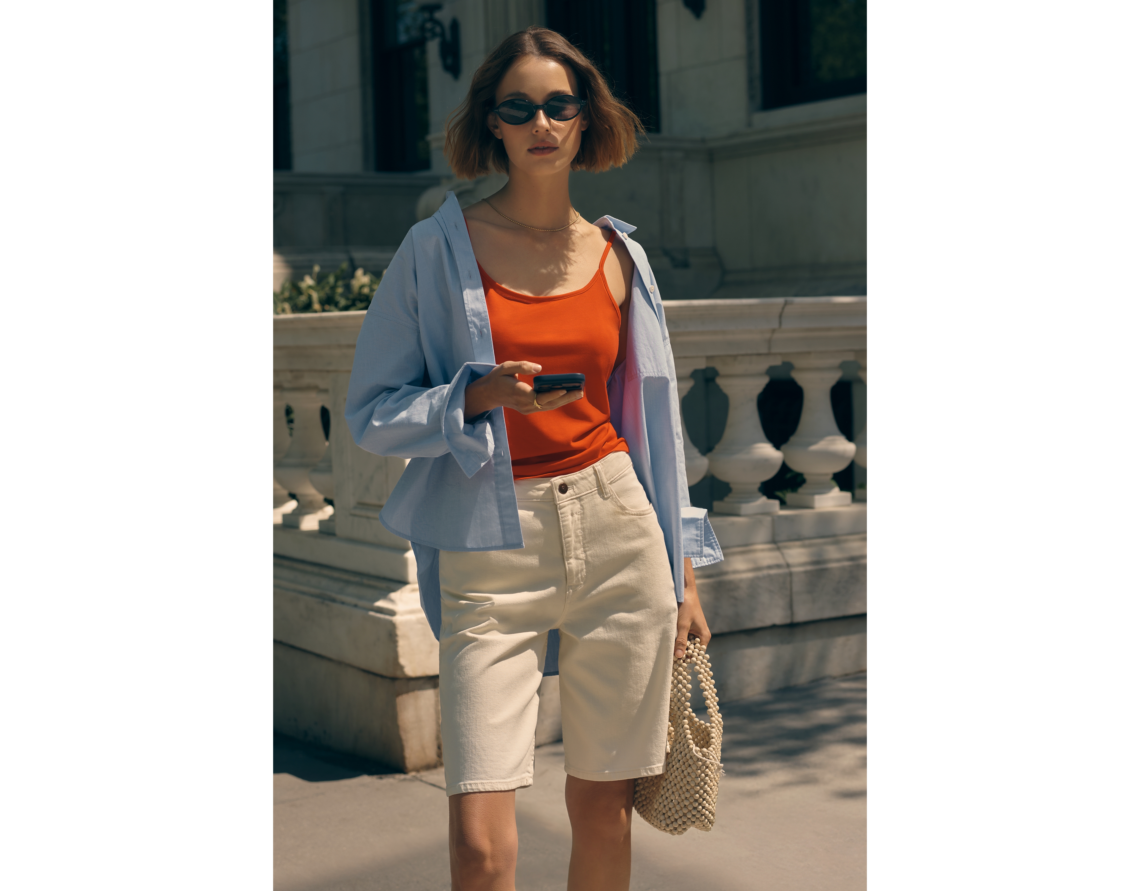 AGOLDE Indra Denim Bermuda Shorts
