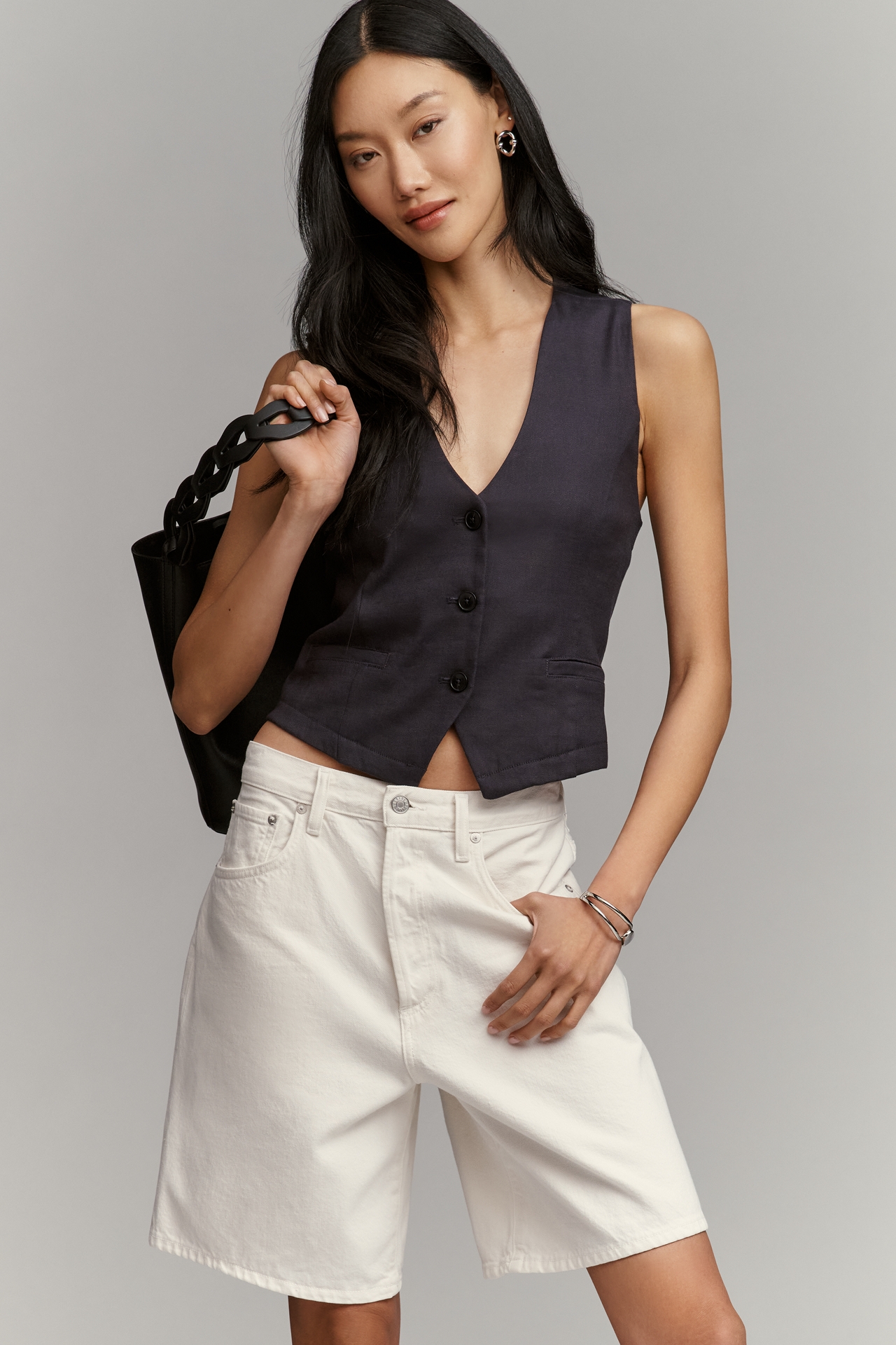 AGOLDE Indra Denim Bermuda Shorts