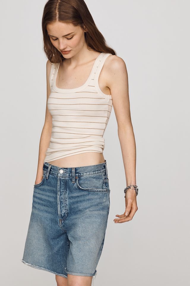 AGOLDE Indra Denim Bermuda Shorts #1