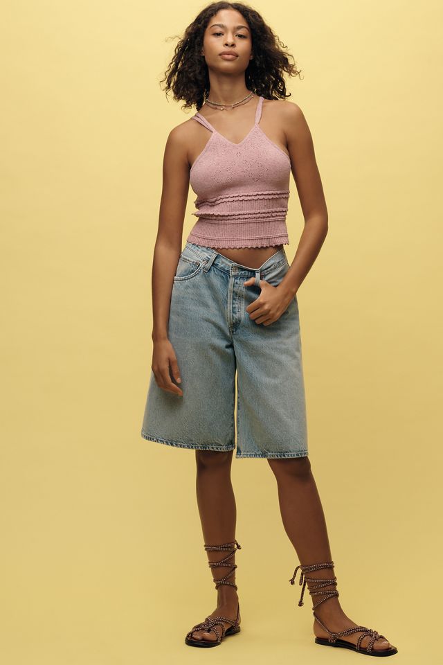 AGOLDE Baggy V-Waist Denim Shorts #2