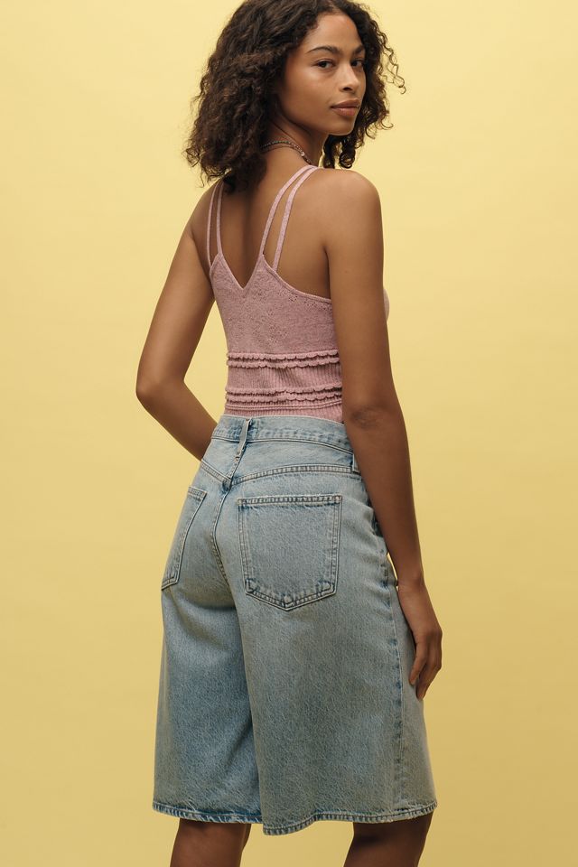 AGOLDE Baggy V-Waist Denim Shorts #3