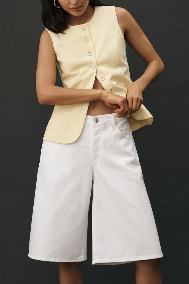 Anthropologie AGOLDE バギーVウエストデニムショートパンツ AGOLDE Baggy V-Waist Denim Shorts | Anthropologie