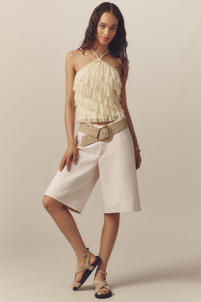 AGOLDE Baggy V-Waist Denim Shorts | Anthropologie