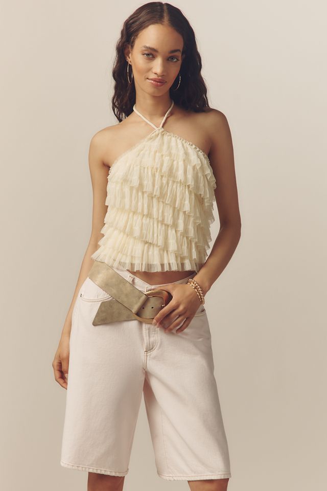 AGOLDE Baggy V-Waist Denim Shorts | Anthropologie
