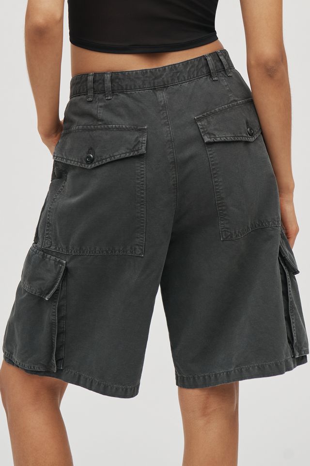 AGOLDE Briar Linen Blend Utility Bermuda Shorts #3