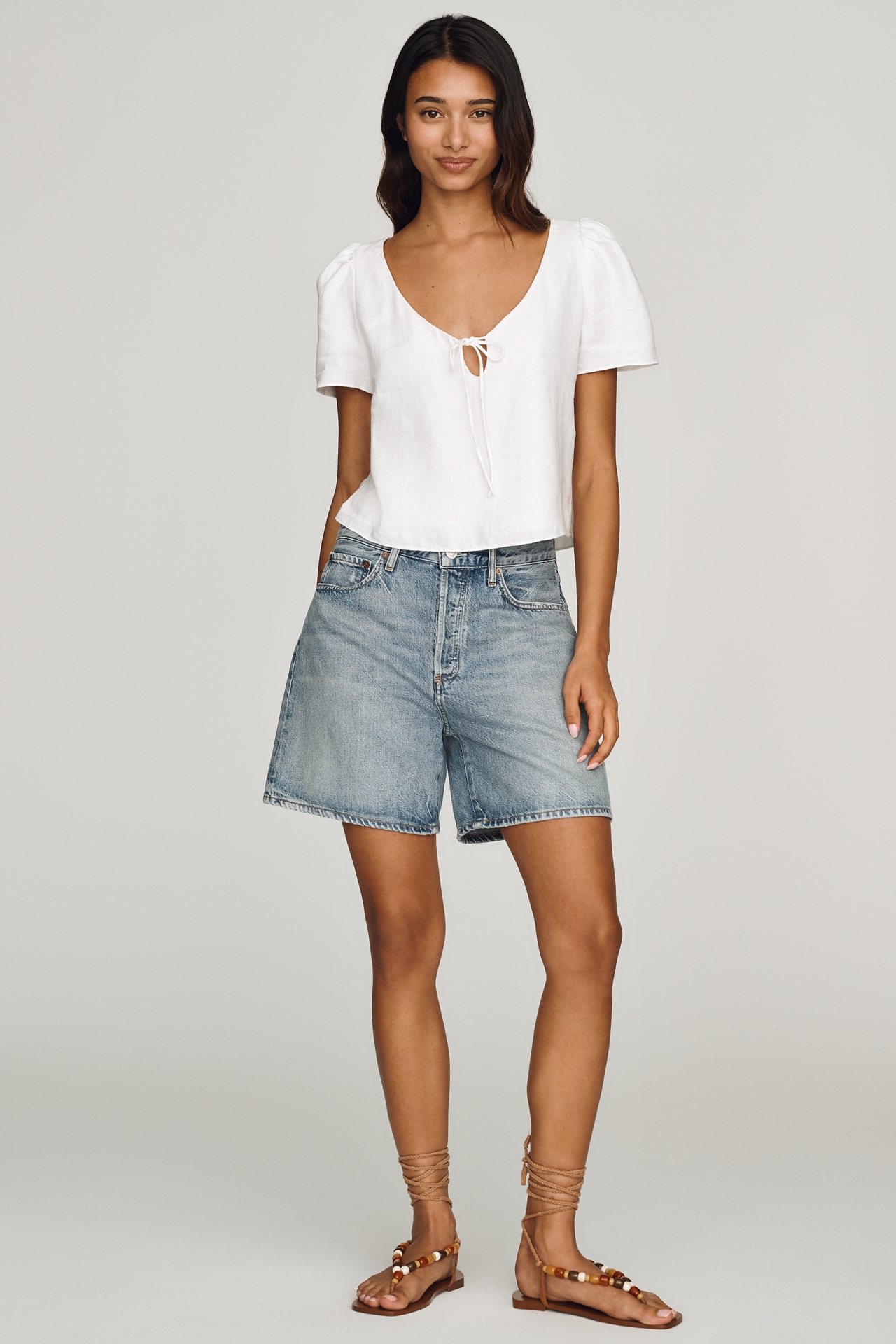 AGOLDE Dame Denim Shorts