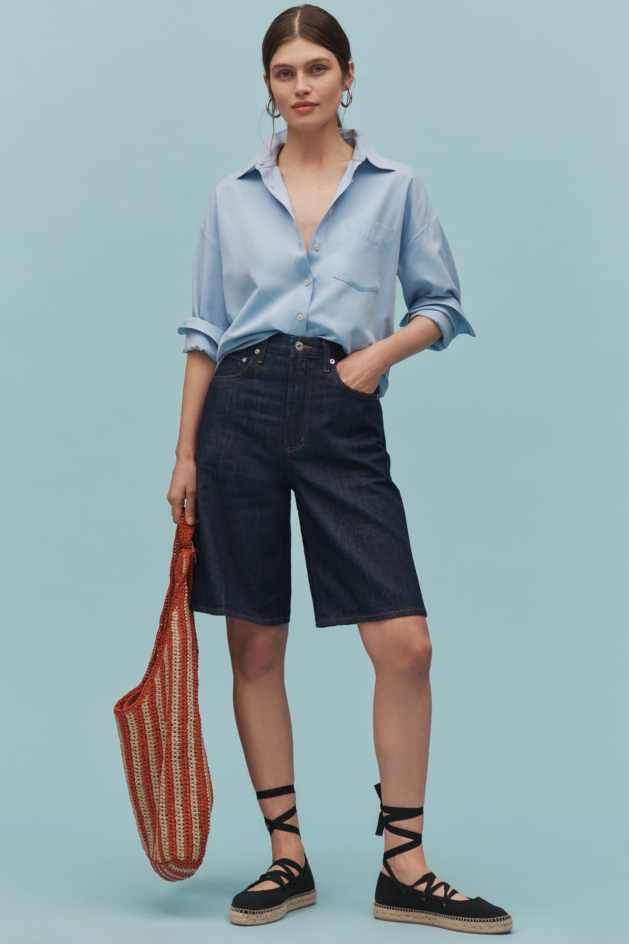 AGOLDE Nolan Denim Shorts