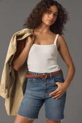 Unpublished Tessa Denim Bermuda Shorts In Blue