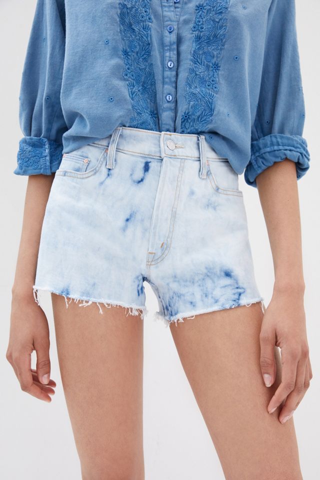 MOTHER The Tomcat High-Rise Denim Shorts #1