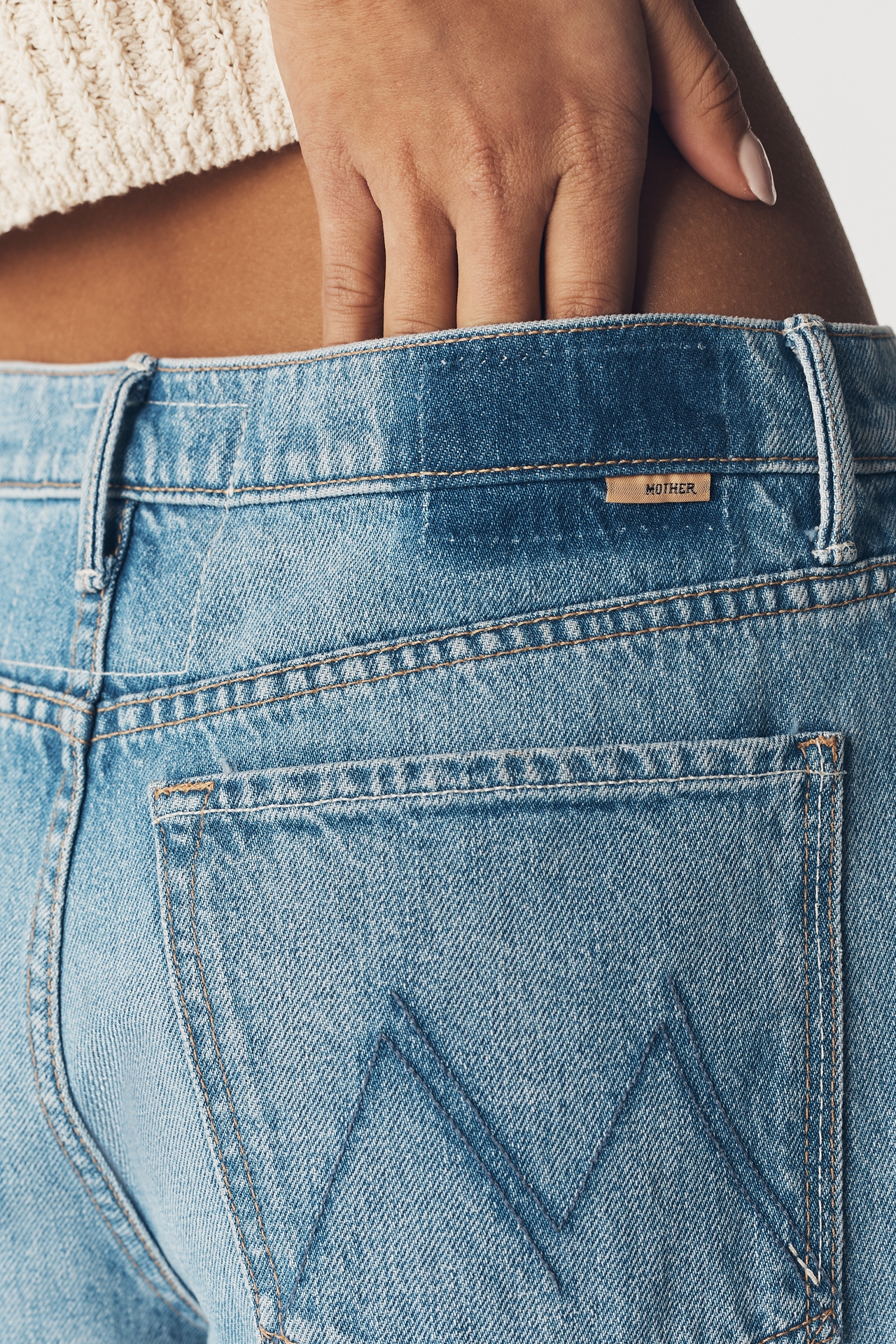 MOTHER Undercover Bermuda Denim Shorts