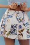 Maeve Printed Pleated Skort