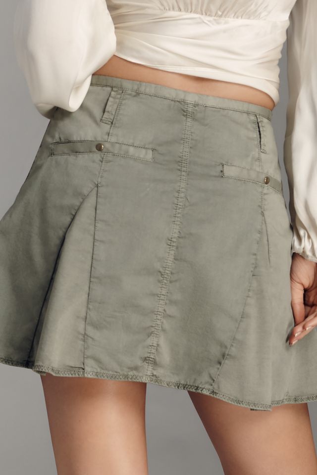 Pilcro Pleated Utility Skort #3
