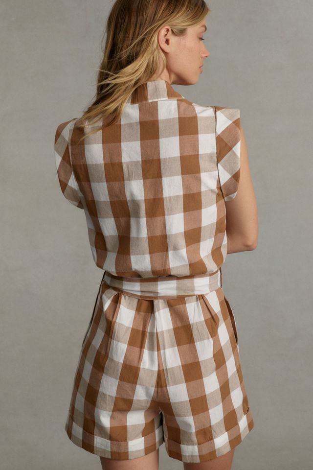 Combishort à motif vichy WHIT TWO   #2