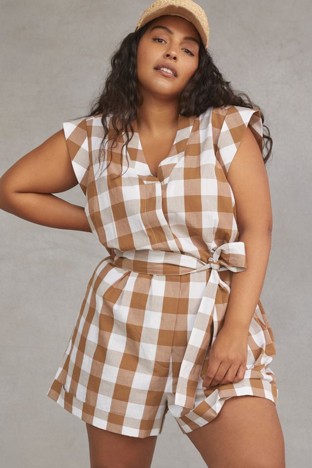 Combishort à motif vichy WHIT TWO   #4